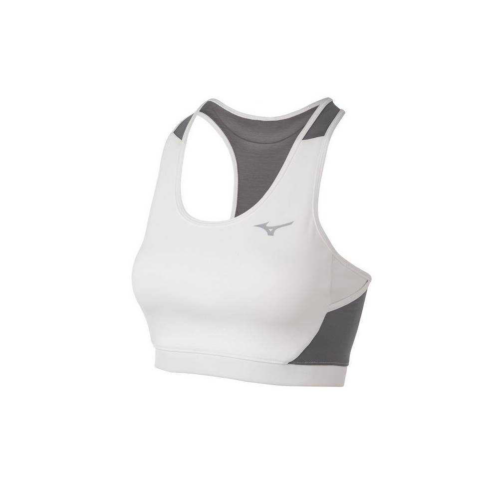 Sutiãs de Desporto Mizuno Alpha Mesh Back - Mulher - Branco/Cinzentas - TUOSM2736